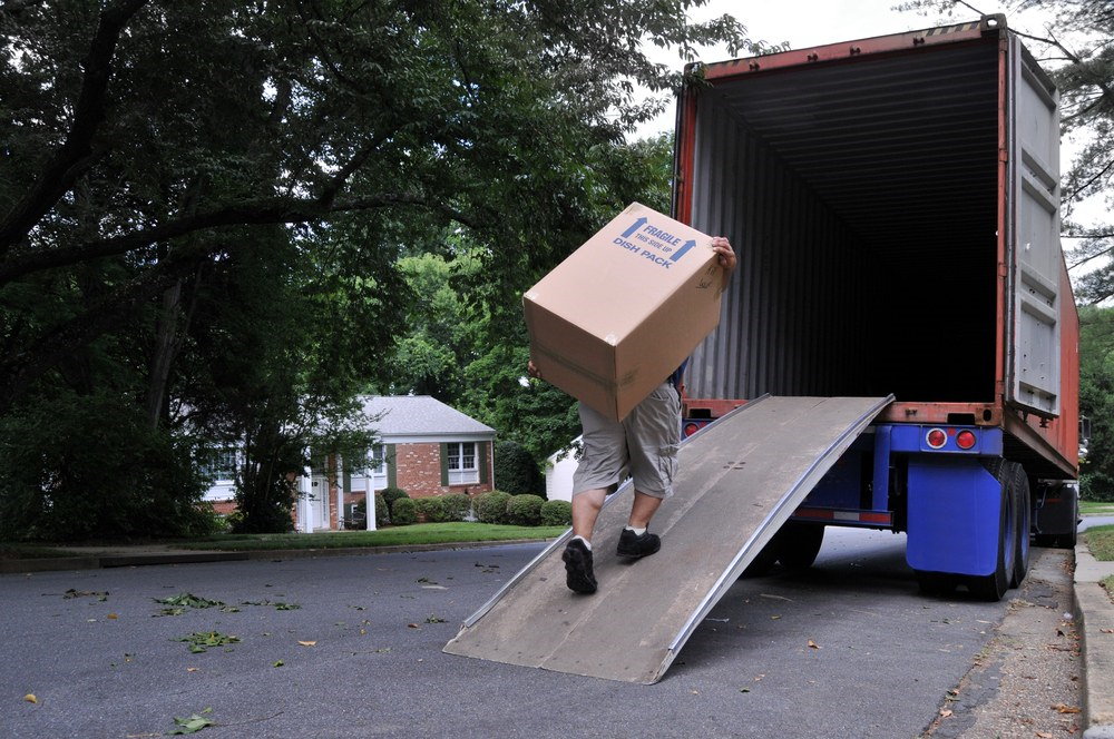 man and a van